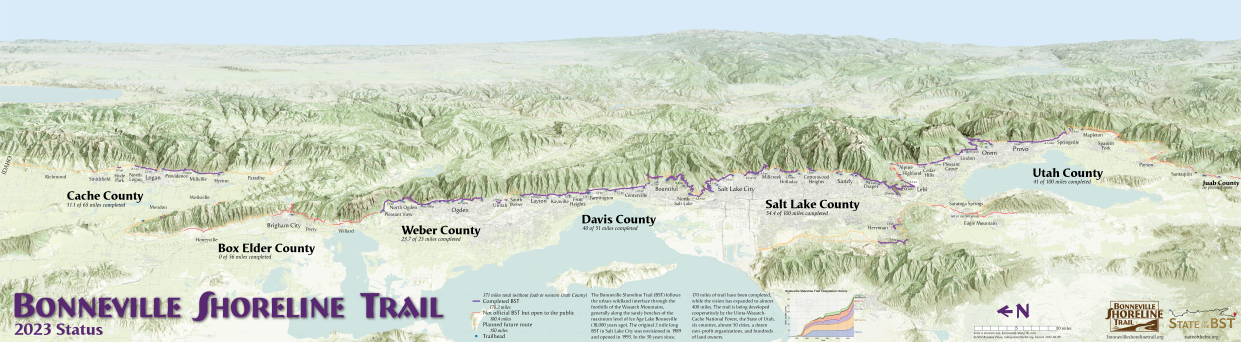 Bonneville Shoreline Trail Poster